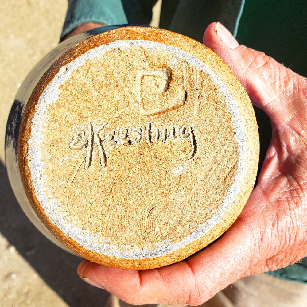 Handmade pottery.  Stamp of autheticity*dont share listing